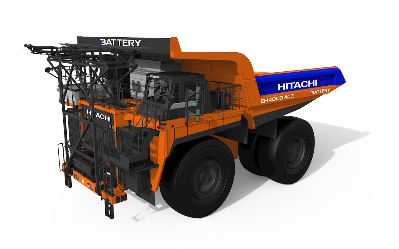 HITACHI e ABB stanno sviluppando un dumper elettrificato insieme