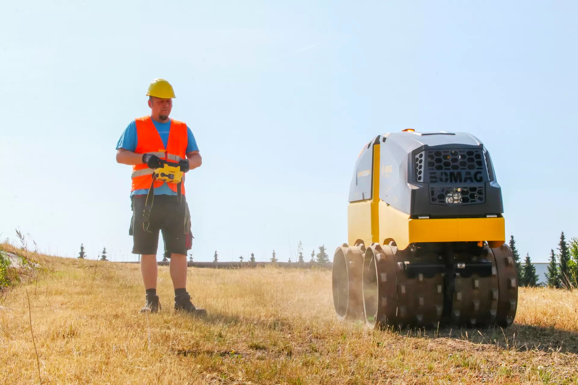 BOMAG impiega il sistema di sicurezza BOSS sul nuovo BMP 8500