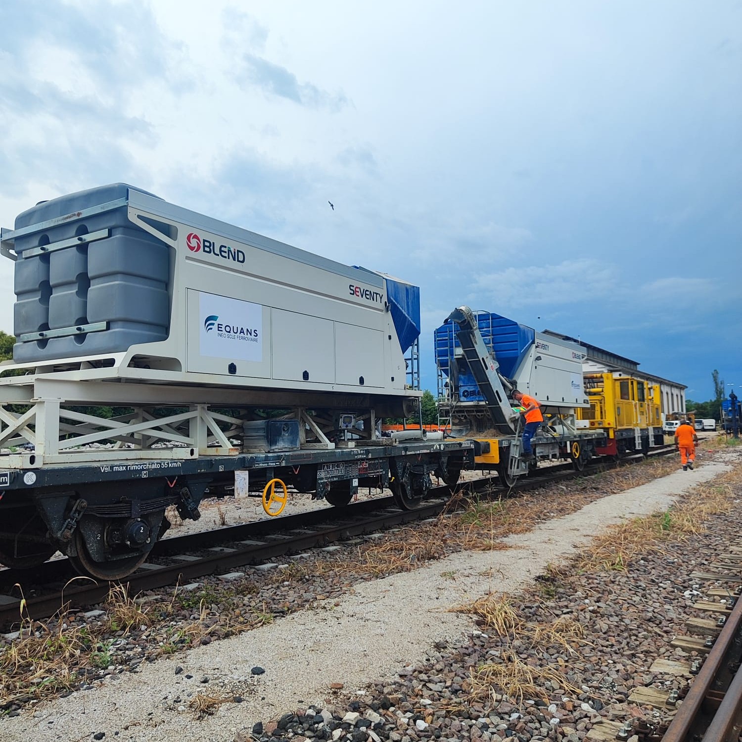 INEO SCLE impiega gli impianti bresciani sui propri carri ferroviari