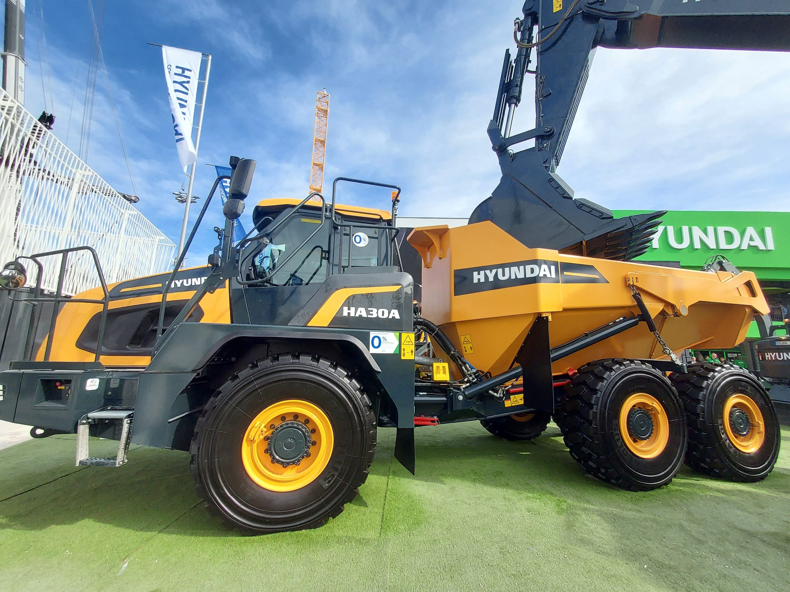 Hyundai ha colto l'occasione di Bauma per presentare le sue politiche industriali