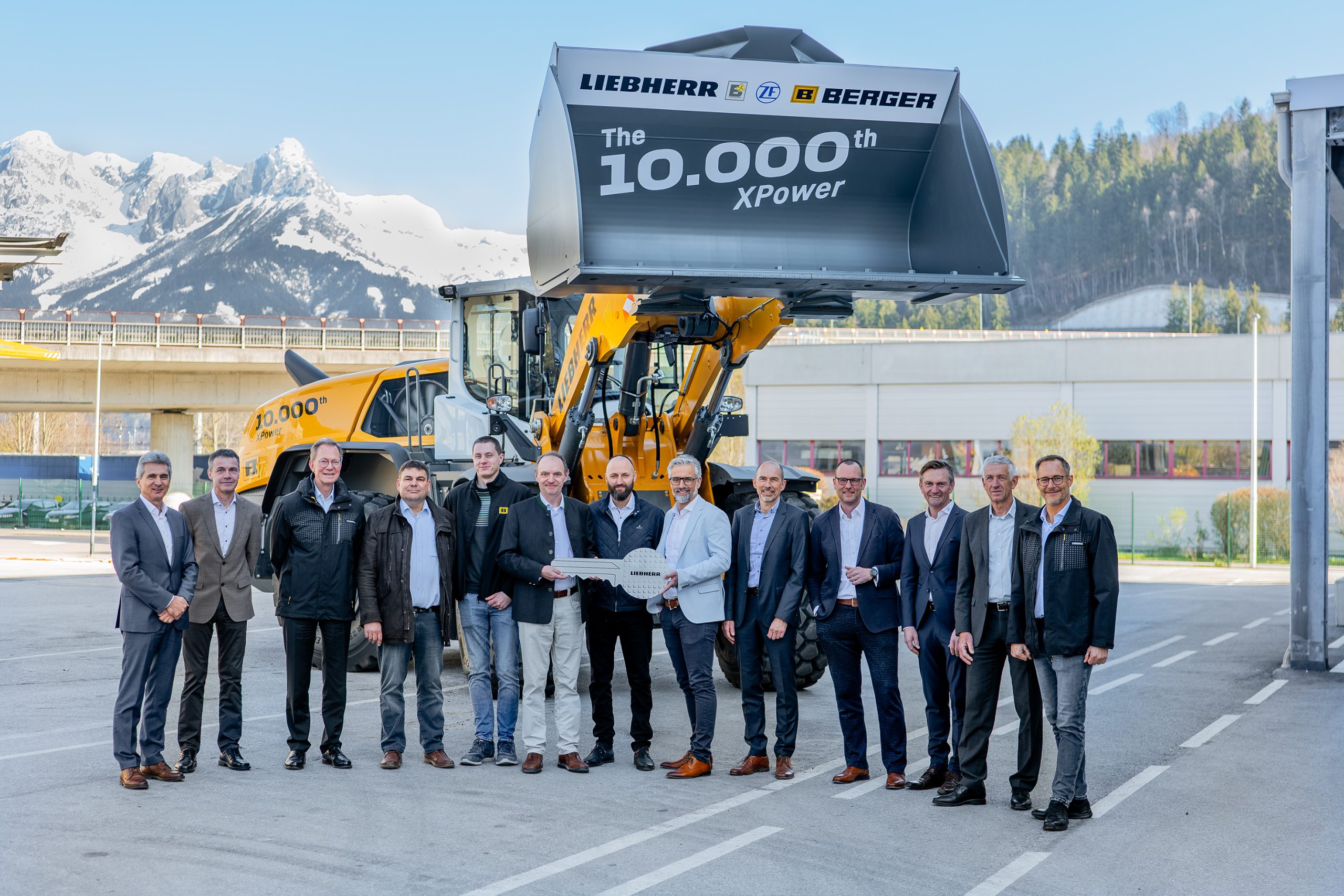 Liebherr ha prodotto la 10.000esima pala gommata XPower