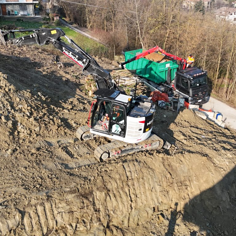 Edilgrimaldi ha scelto la Palfinger Epsilon Q170Z 95TR per i servizi ambientali dei suoi cantieri