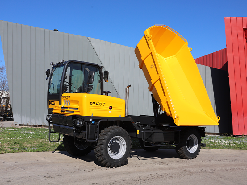 DIECI introduce lo scarico trilaterale con il nuovo DP 120 T