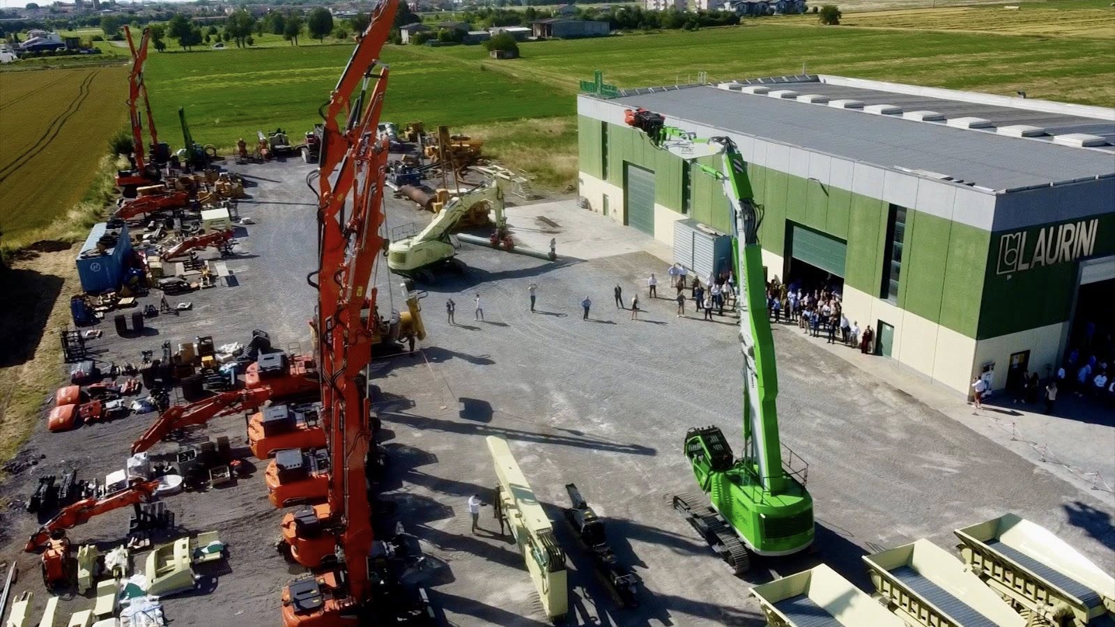 Laurini ha festeggiato insieme a 300 ospiti provenienti da tutto il mondo