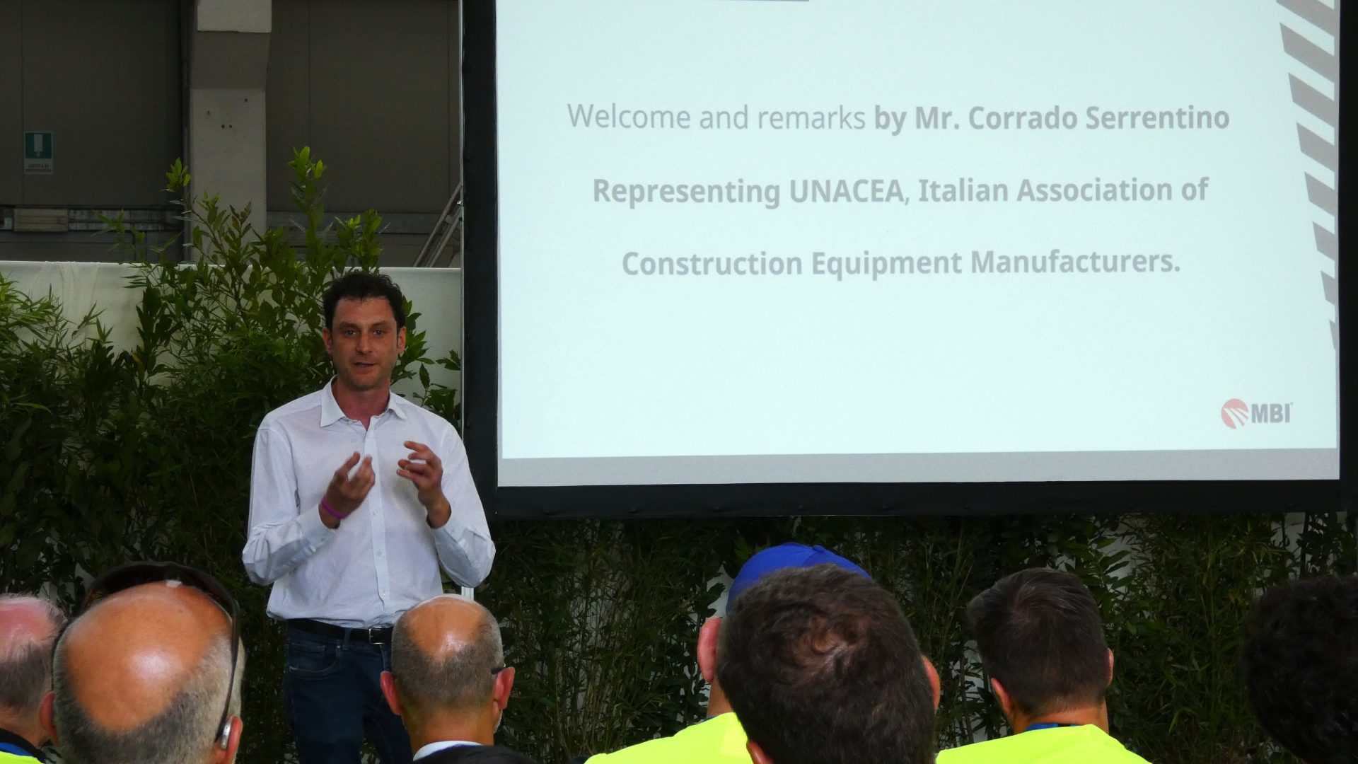 Corrado Serrentino era presente in rappresentanza di UNACEA