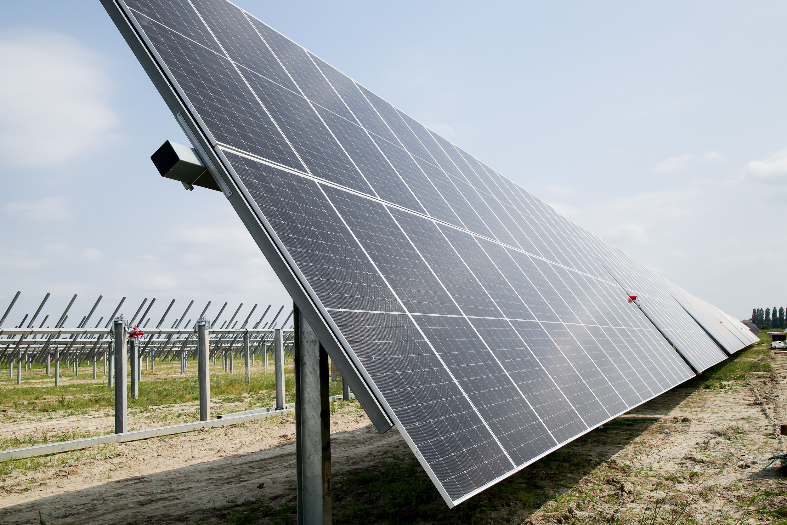 Le vele fotovoltaiche si orientano in modo automatico sulla direttrice est-ovest