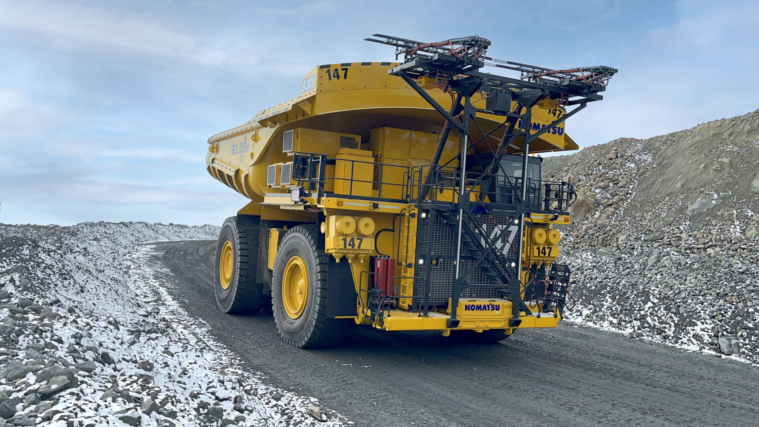 Komatsu sviluppa il 930E PE insieme a Boliden