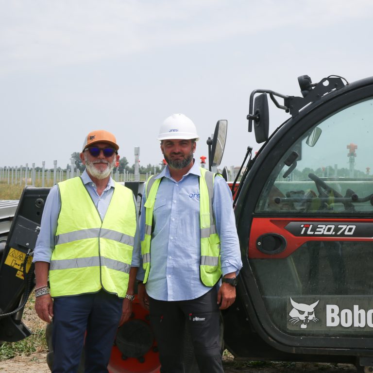 Maurizio Mantovani di DMO insieme a Vasile Bogdan Roba della Oresi Energy Srl