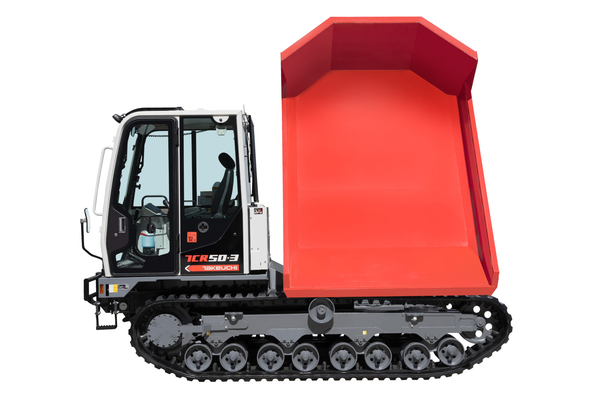 Takeuchi ha dato origine al nuovo TCR50-3 perfezionando il modello precedente