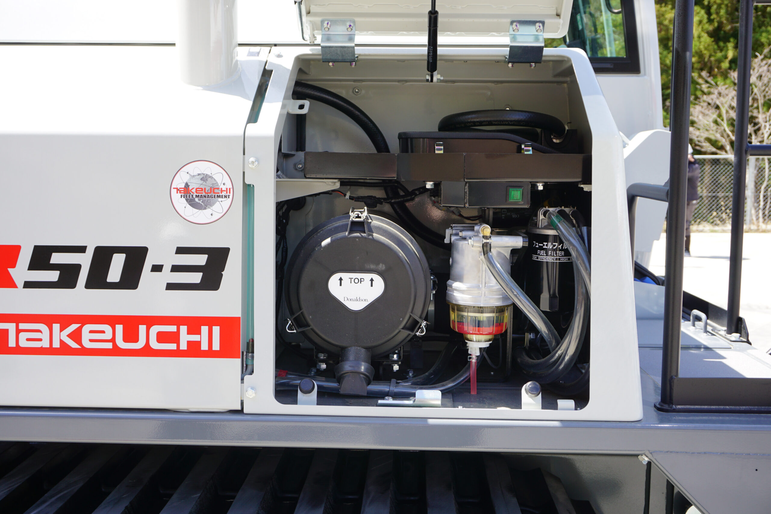 Takeuchi ha facilitato le operazioni di manutenzione