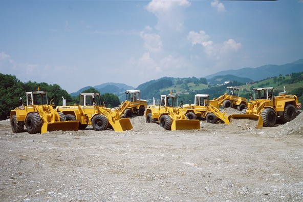 Liebherr ha iniziato la produzione delle pale gommate in Austria a fine anni '80