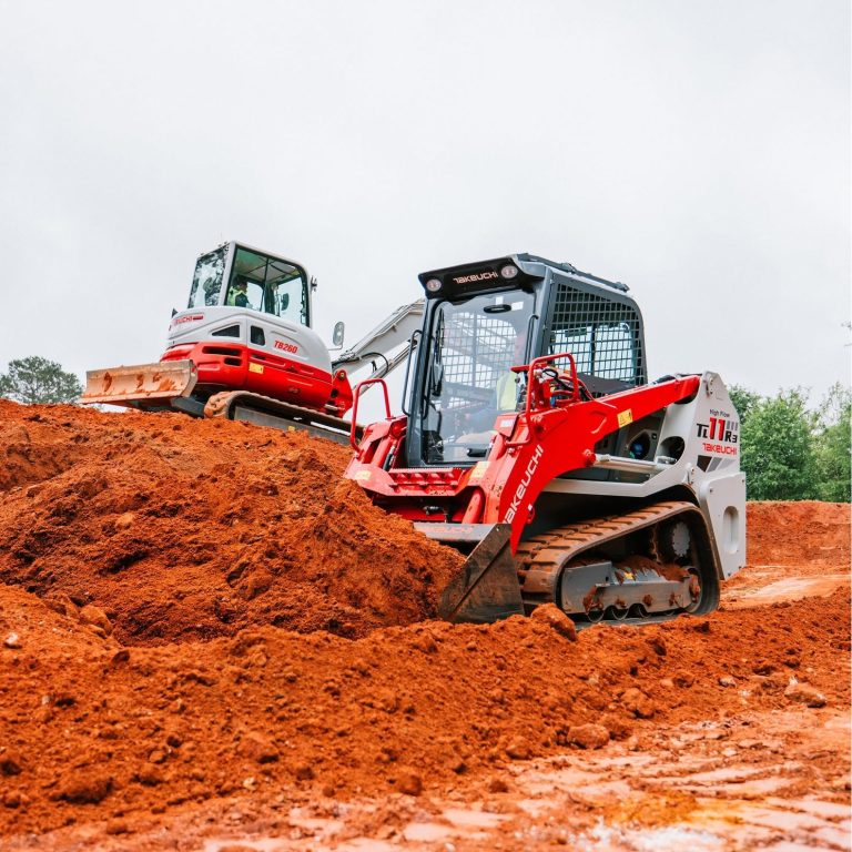La Takeuchi TL11R3 dispone di un'elevata libertà di movimento