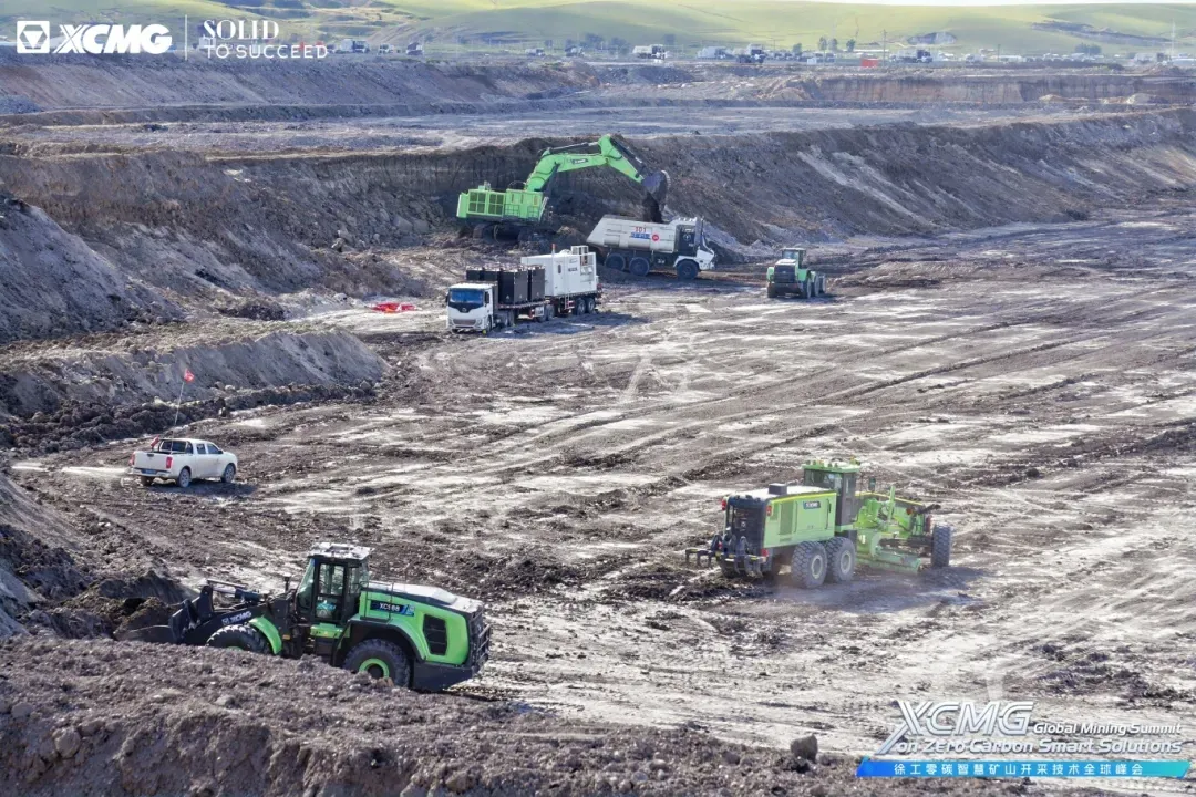 XCMG ha organizzato anche delle prove in campo con macchine elettrificate alimentate a batteria