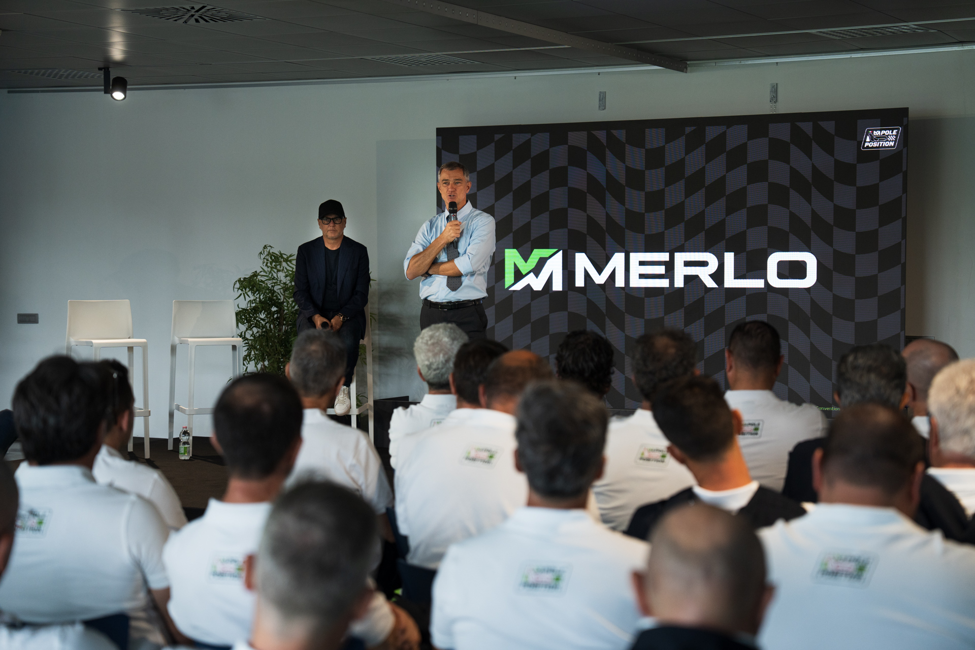 Paolo Merlo era presente insieme ad Andrea al dealer meeting