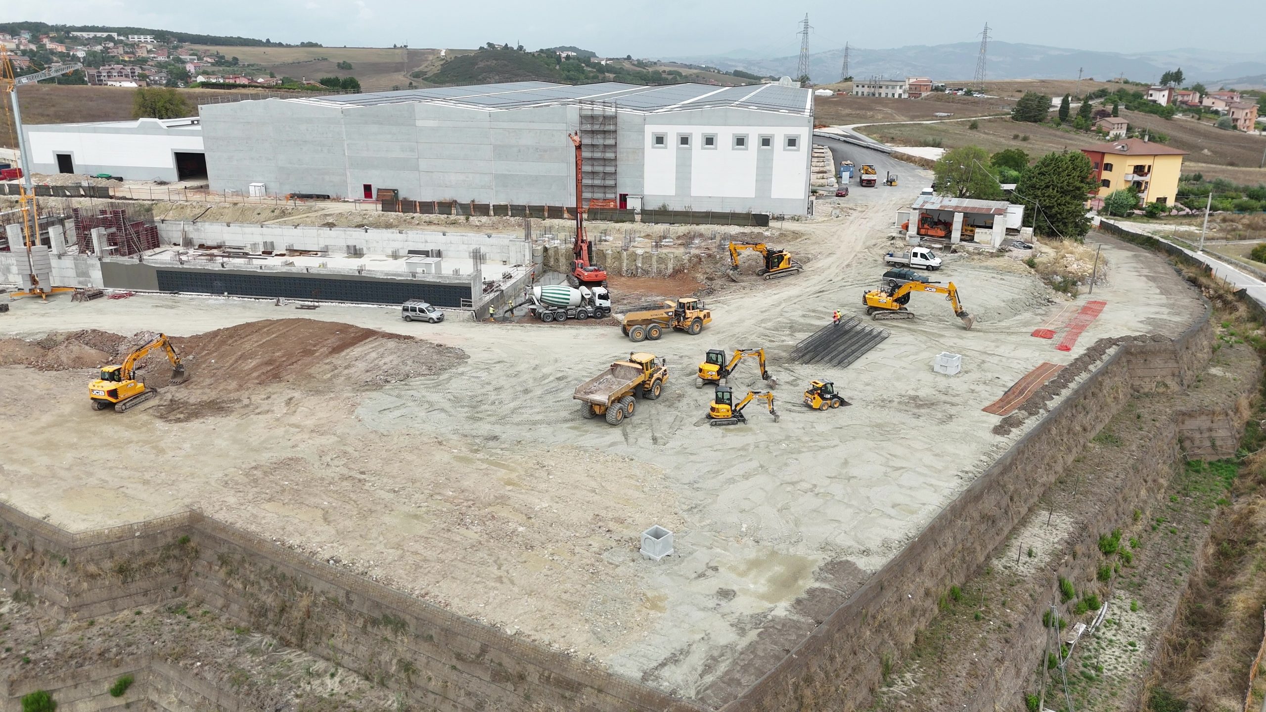 Il cantiere del nuovo mulino è gestito interamente dal Gruppo Mitri