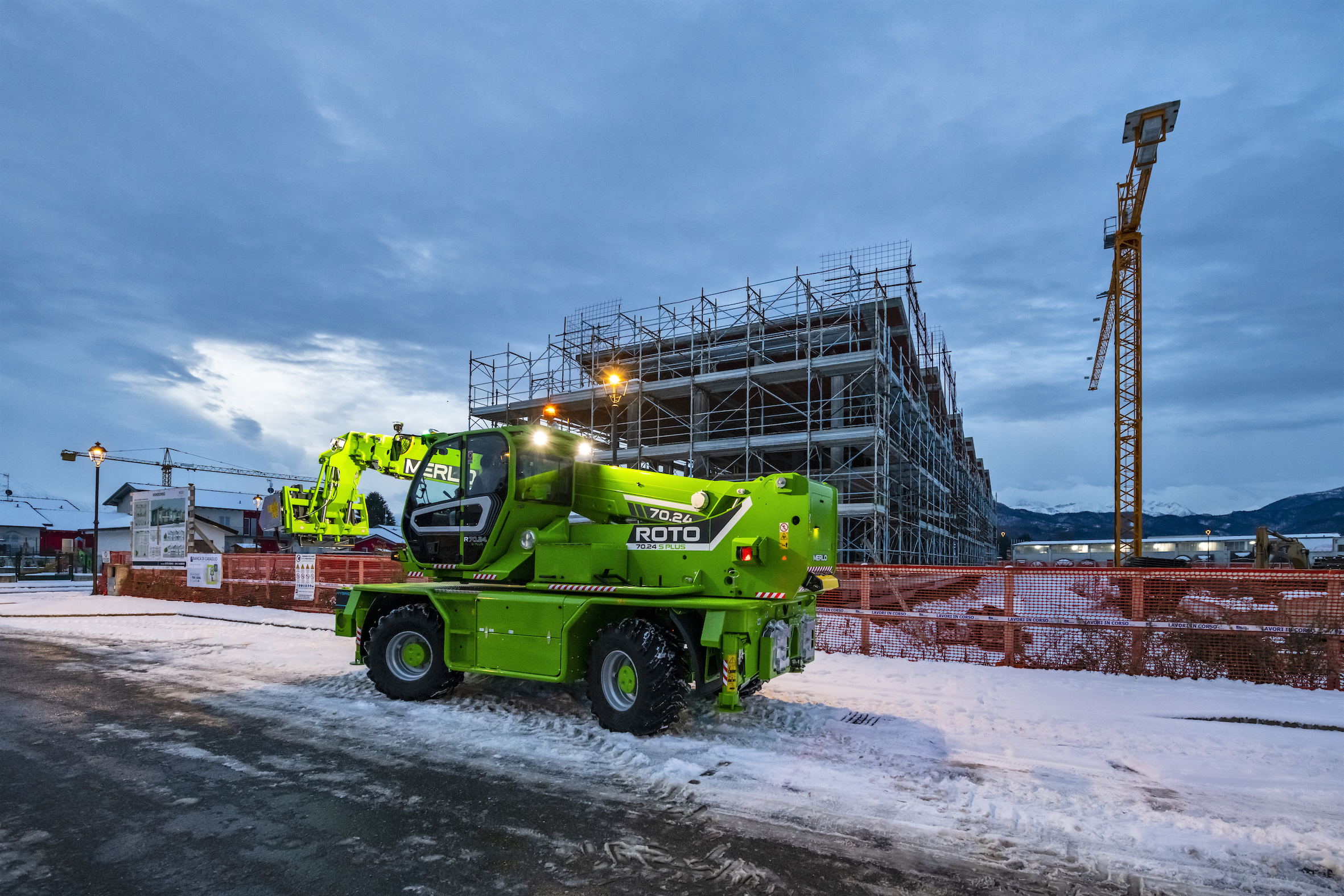 Merlo ha ampliato l'operatività dei nuovi Roto