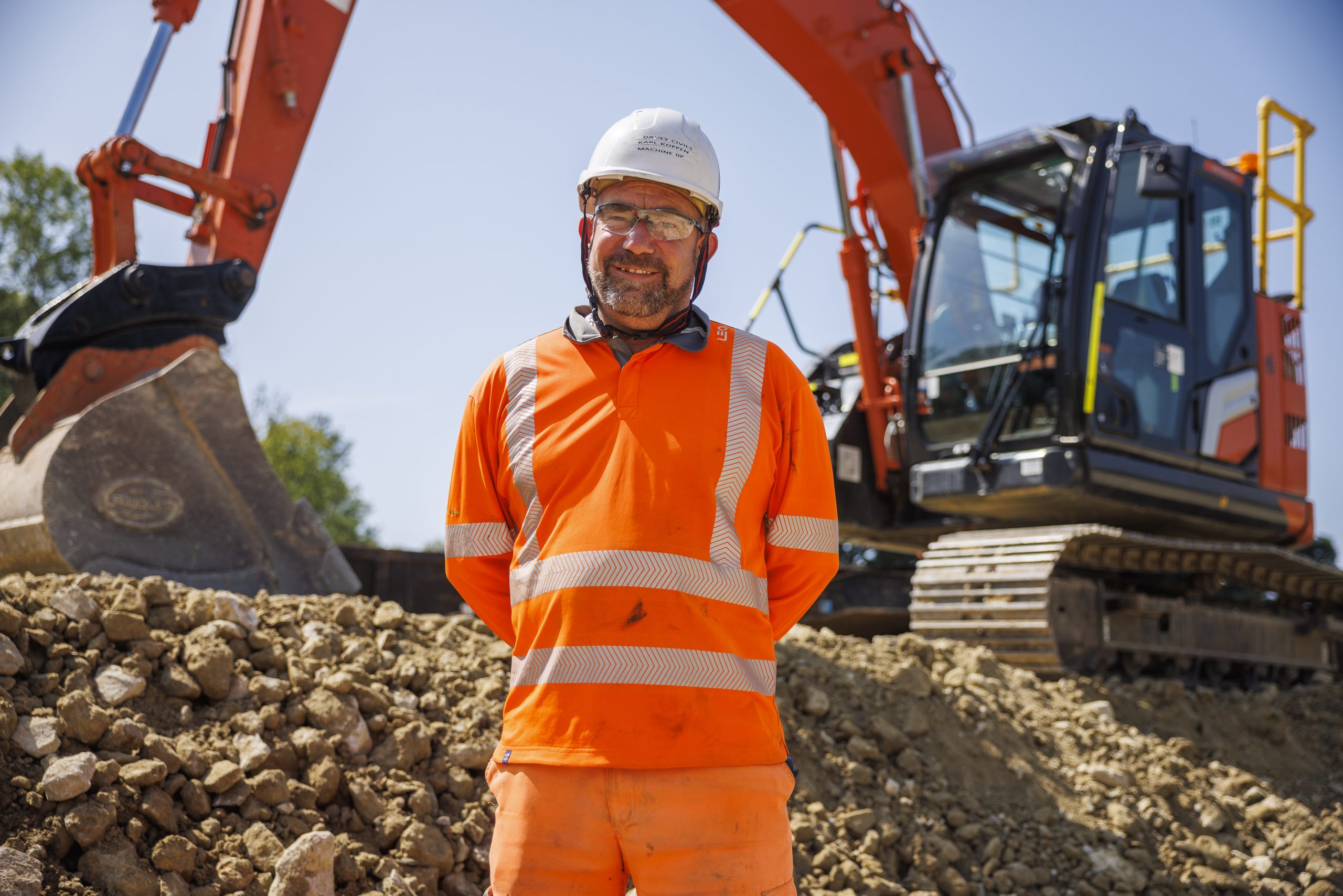 Karl Koppen apprezza molto gli escavatori Hitachi