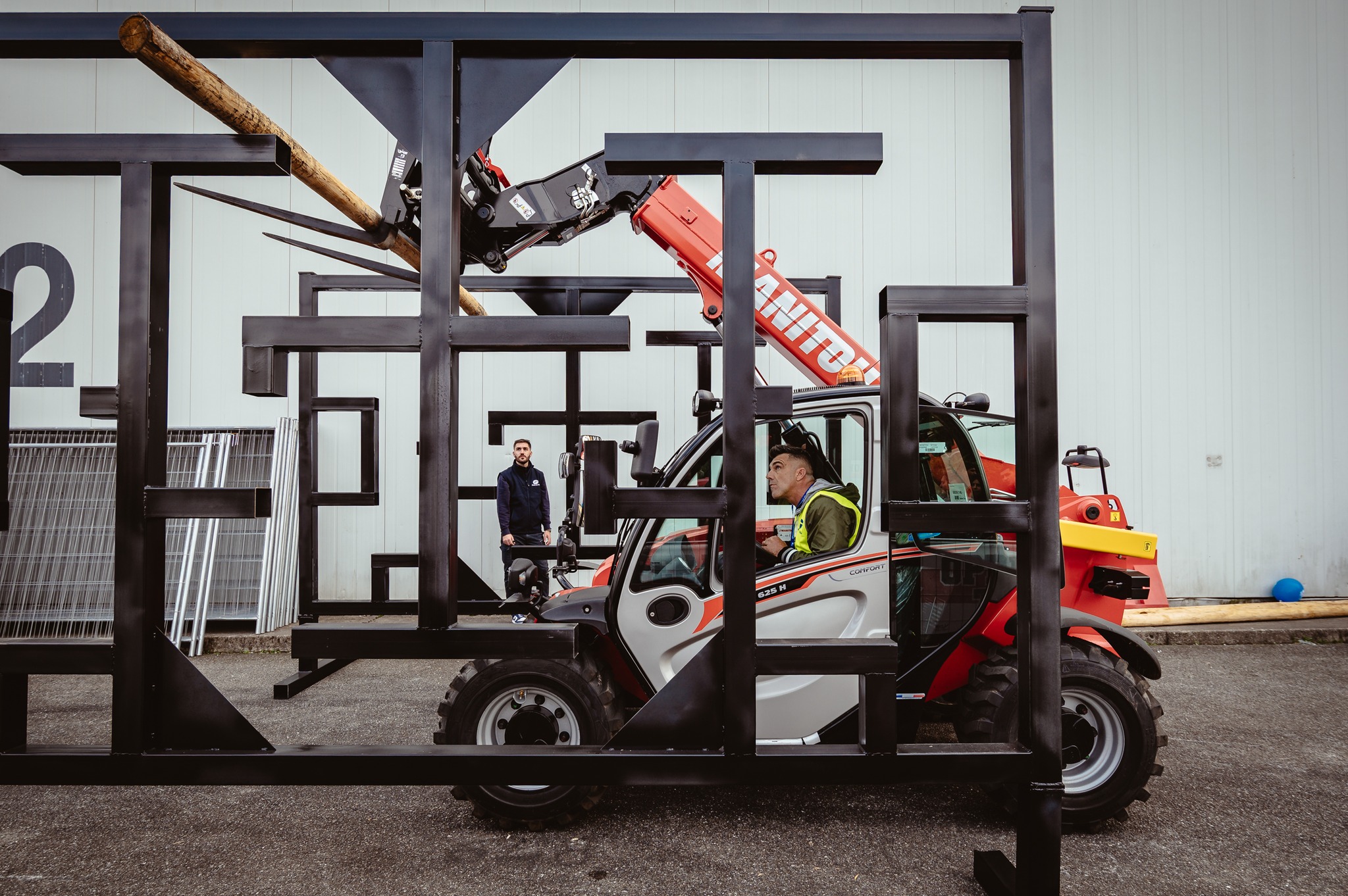 General Car ha previsto anche delle prove con i telescopici Manitou