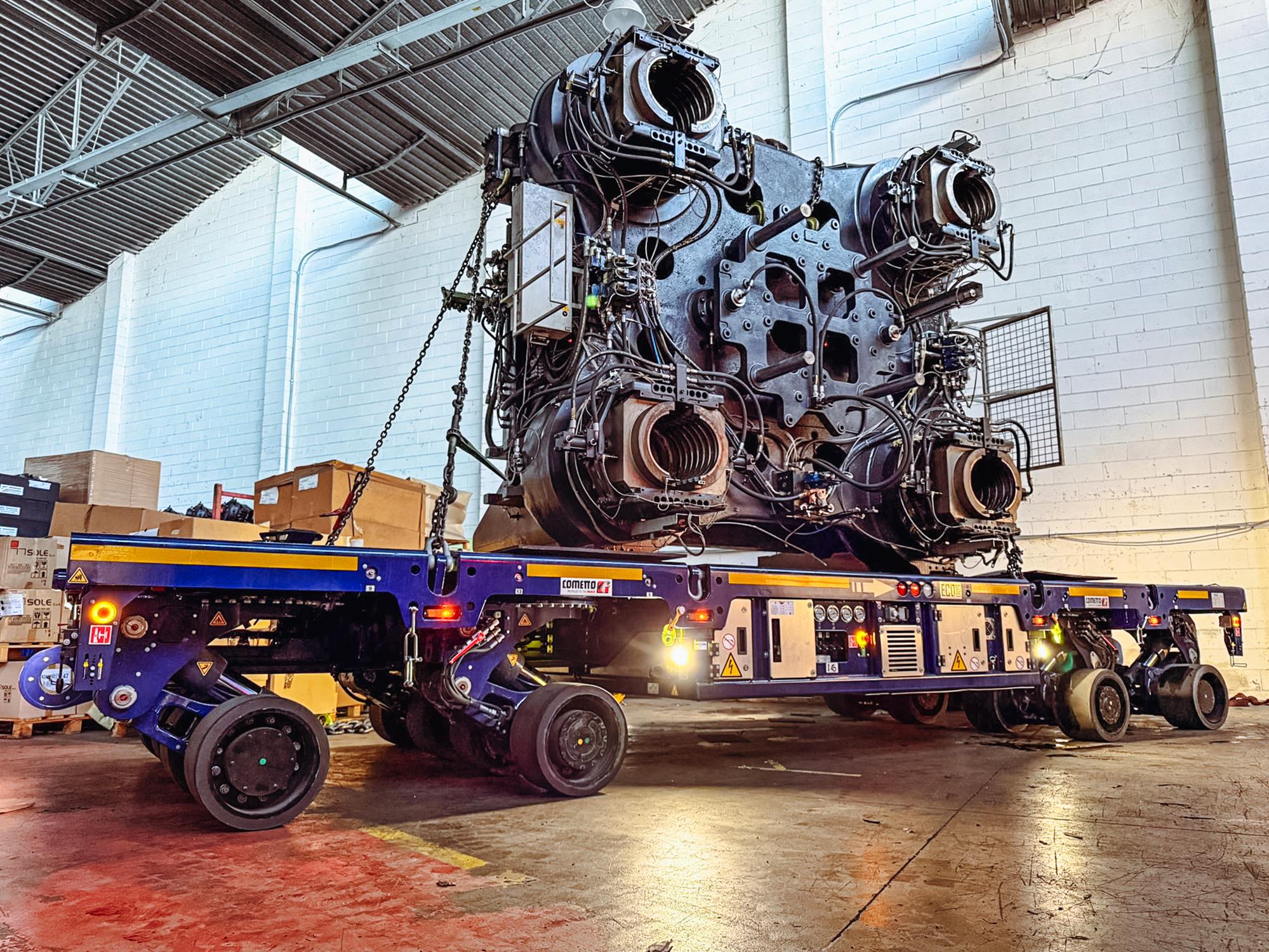 COMETTO consente una massima flessibilità operativa con l'Eco500 a quattro assi