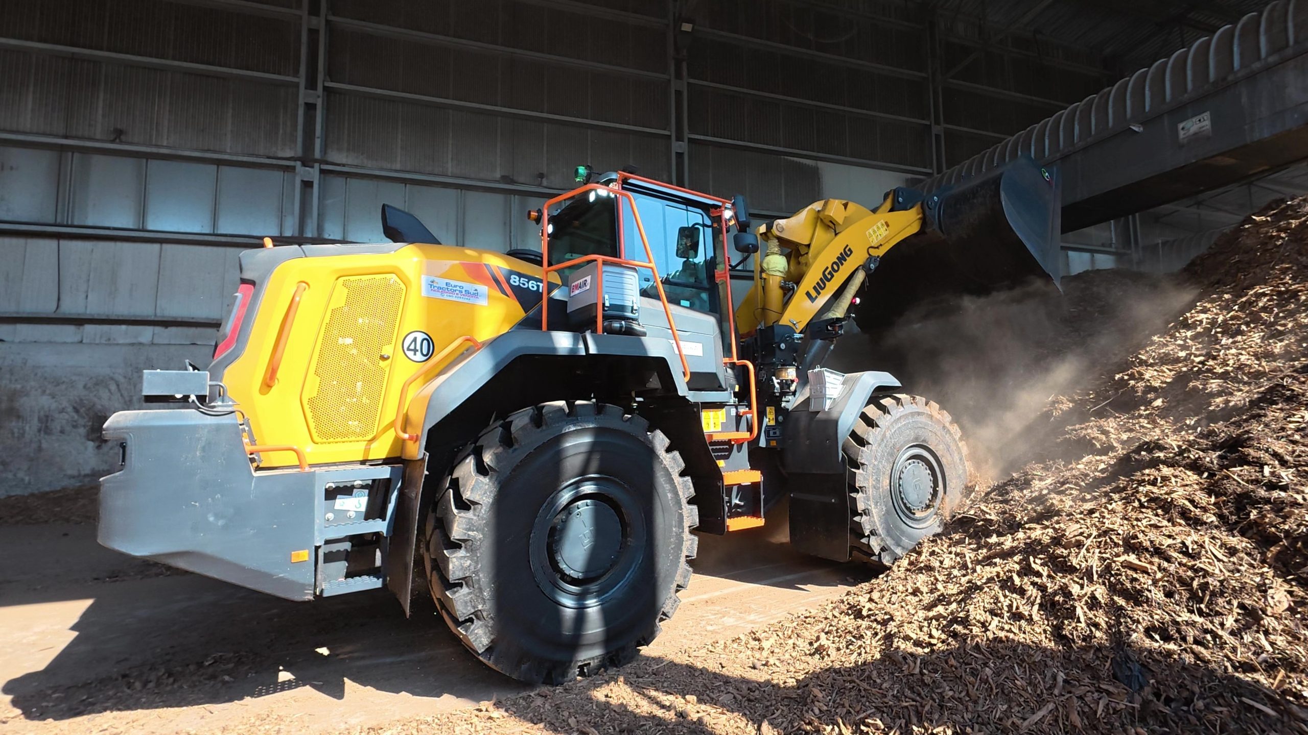 LIUGONG ha una gamma ampia e articolata di pale gommate