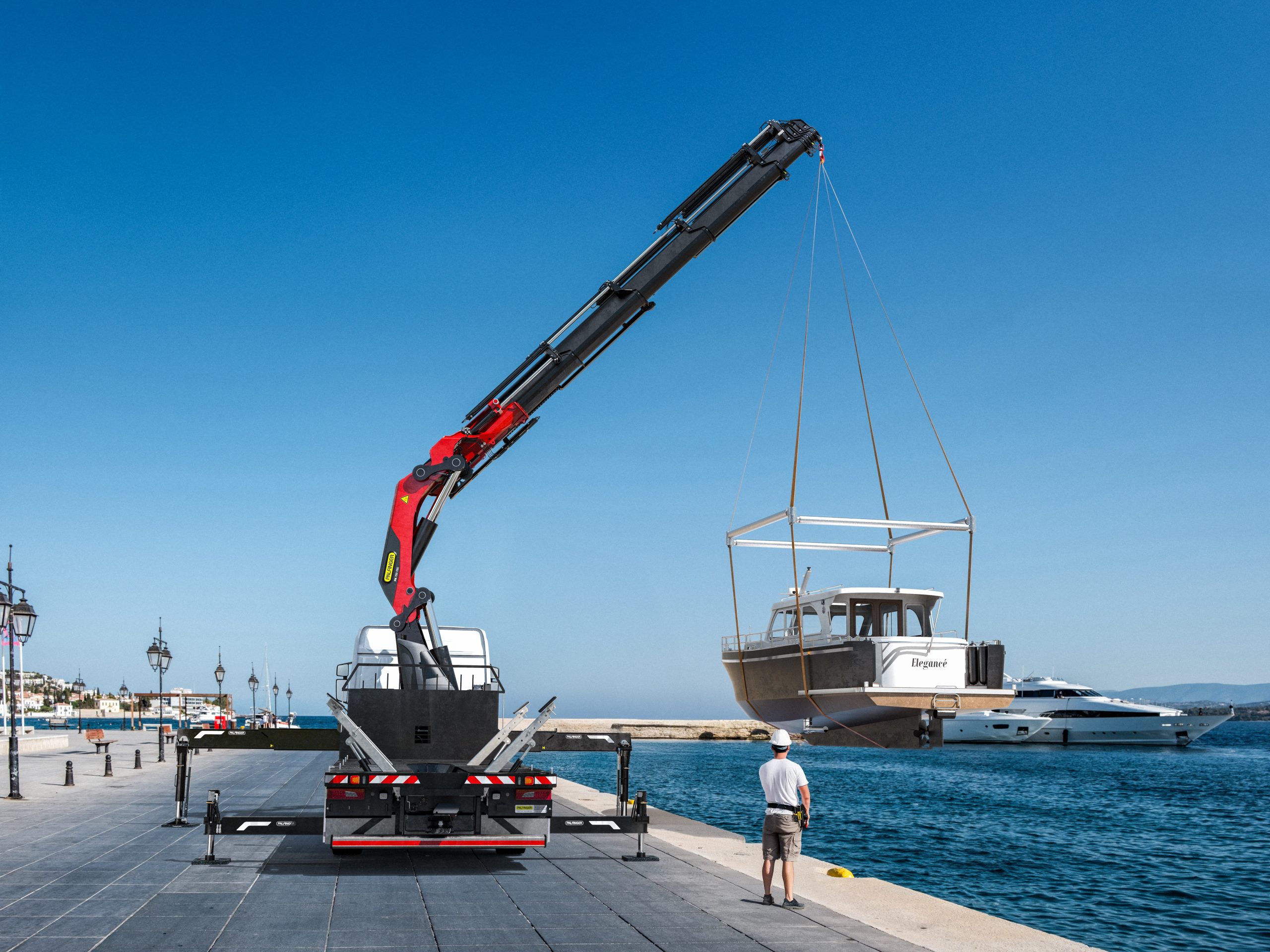 La nuova Palfinger PK 720 TEC si colloca tra la PK 580 e la PK 880 TEC