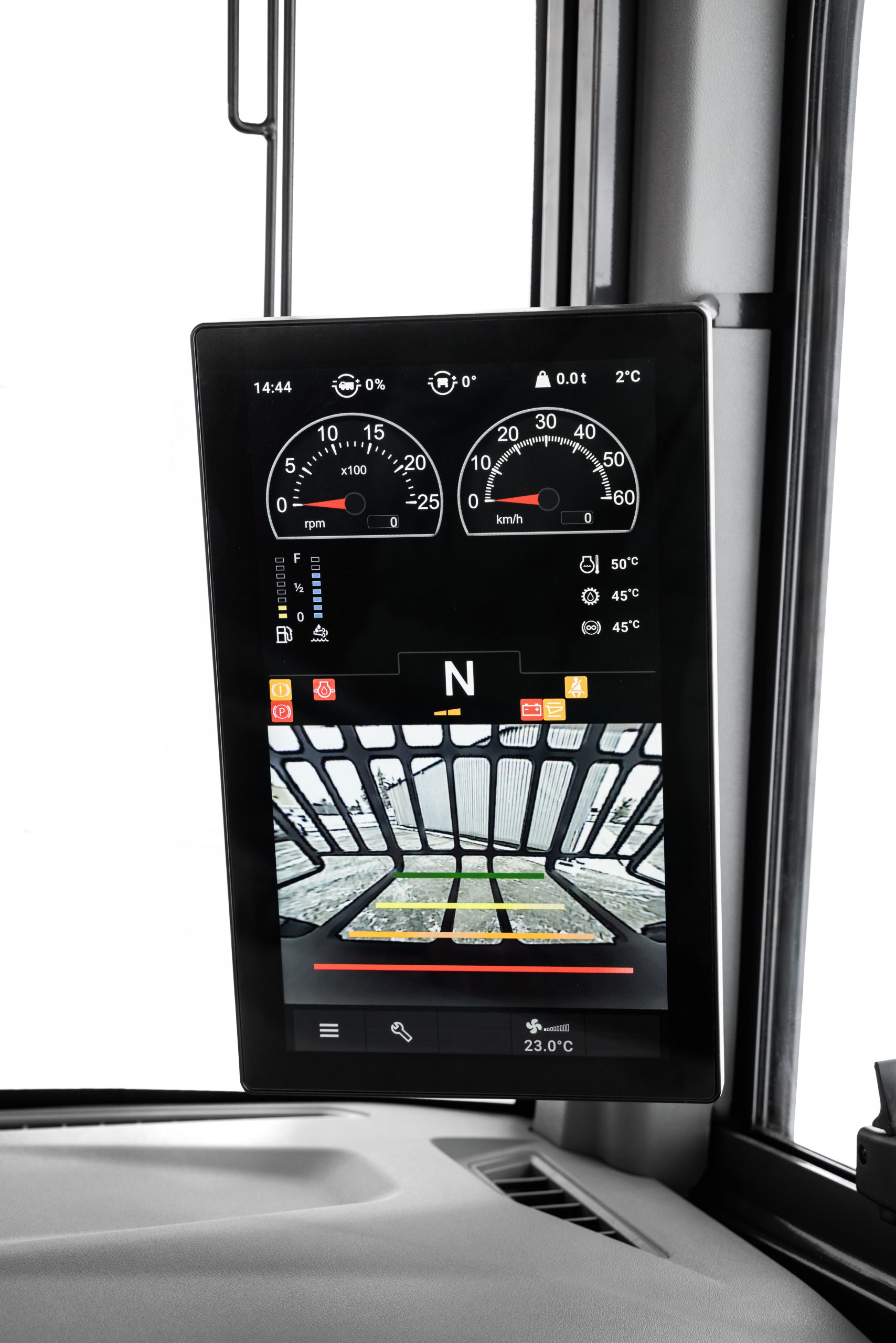 Il display digitale entra nel filone dei nuovi interni di tutte le macchine del costruttore coreano