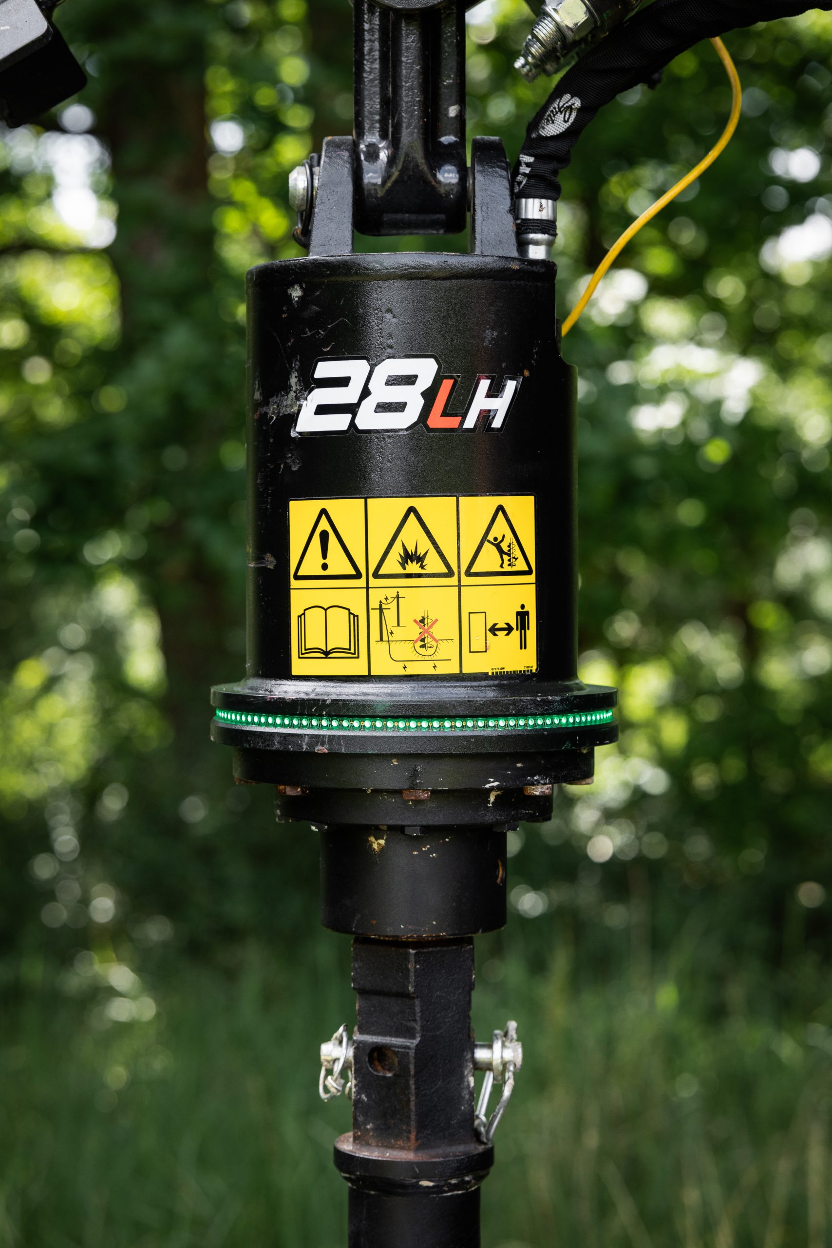 Bobcat ha previsto un sistema di led verdi per confermare il corretto allineamento