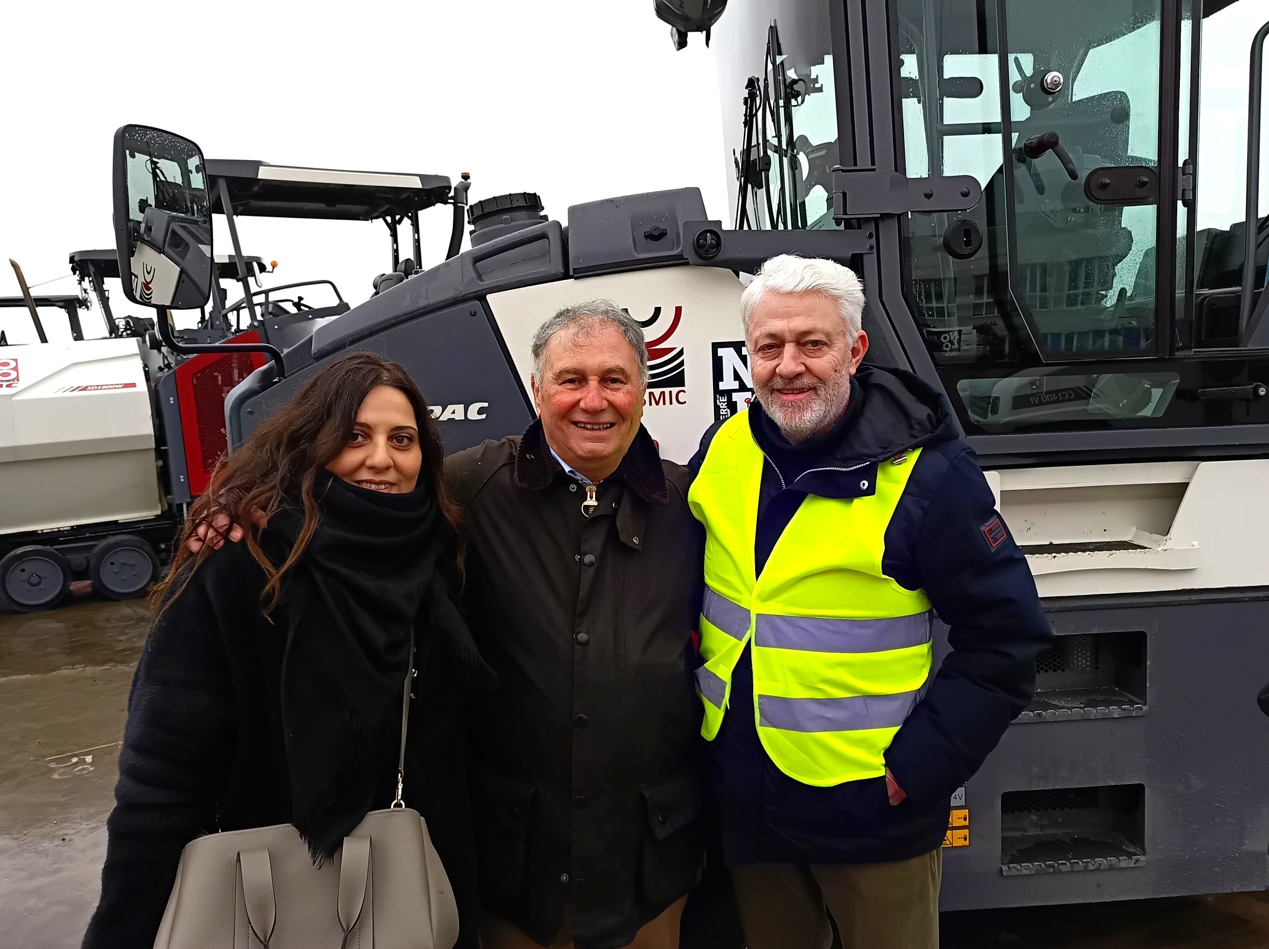 Francesco Tarenzi e Alessandra Gualtieri di Dynapac erano presenti all'evento