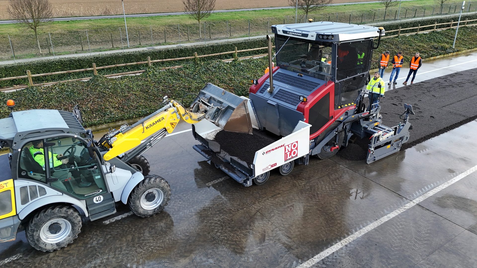 Dynapac ha dimostrato il suo valore con le prove di stesa in campo