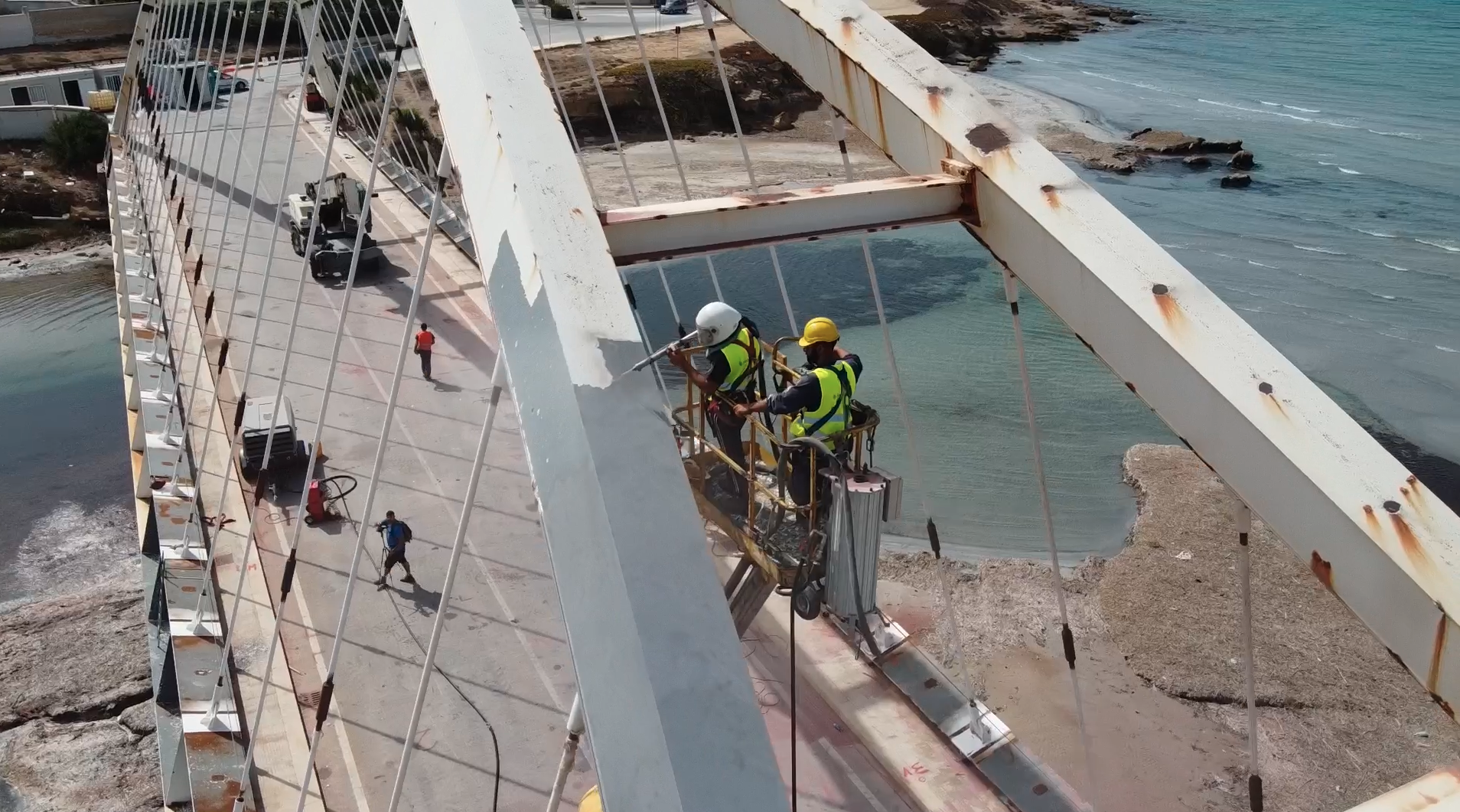 Uno dei progetti più recenti di IBIX e Rotair si è concentrato sul restauro del Ponte Arena a Mazara del Vallo, Sicilia.
