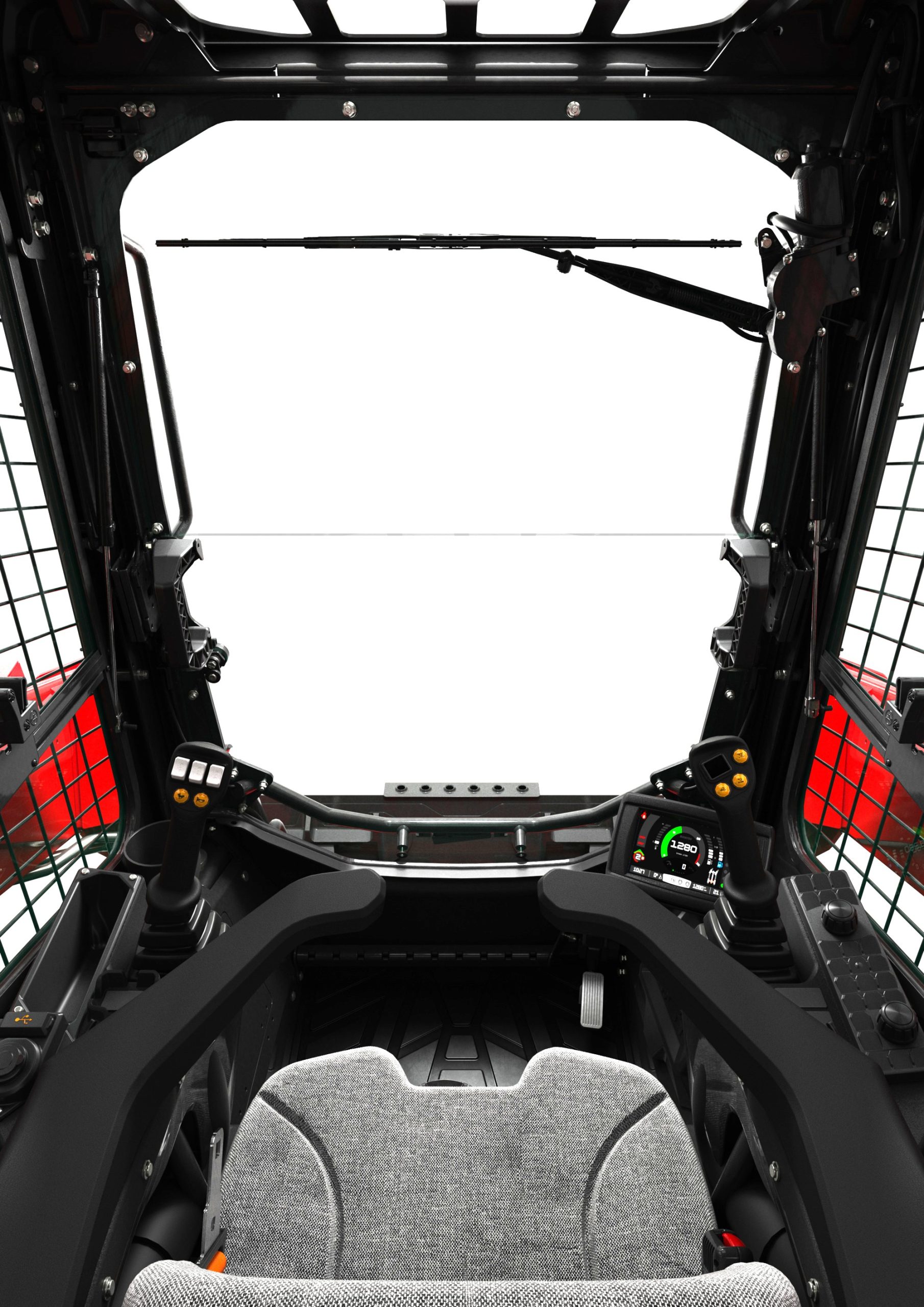 Manitou ha curato in modo approfondito gli interni delle cabine delle nuove minipale