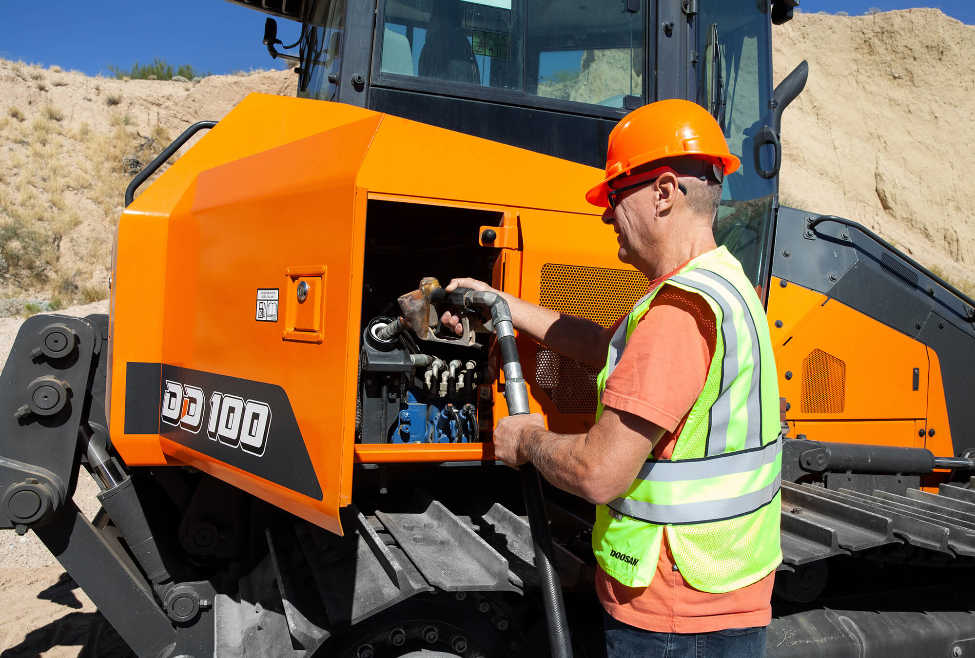 Il DD100 ha un accesso semplificato per la manutenzione