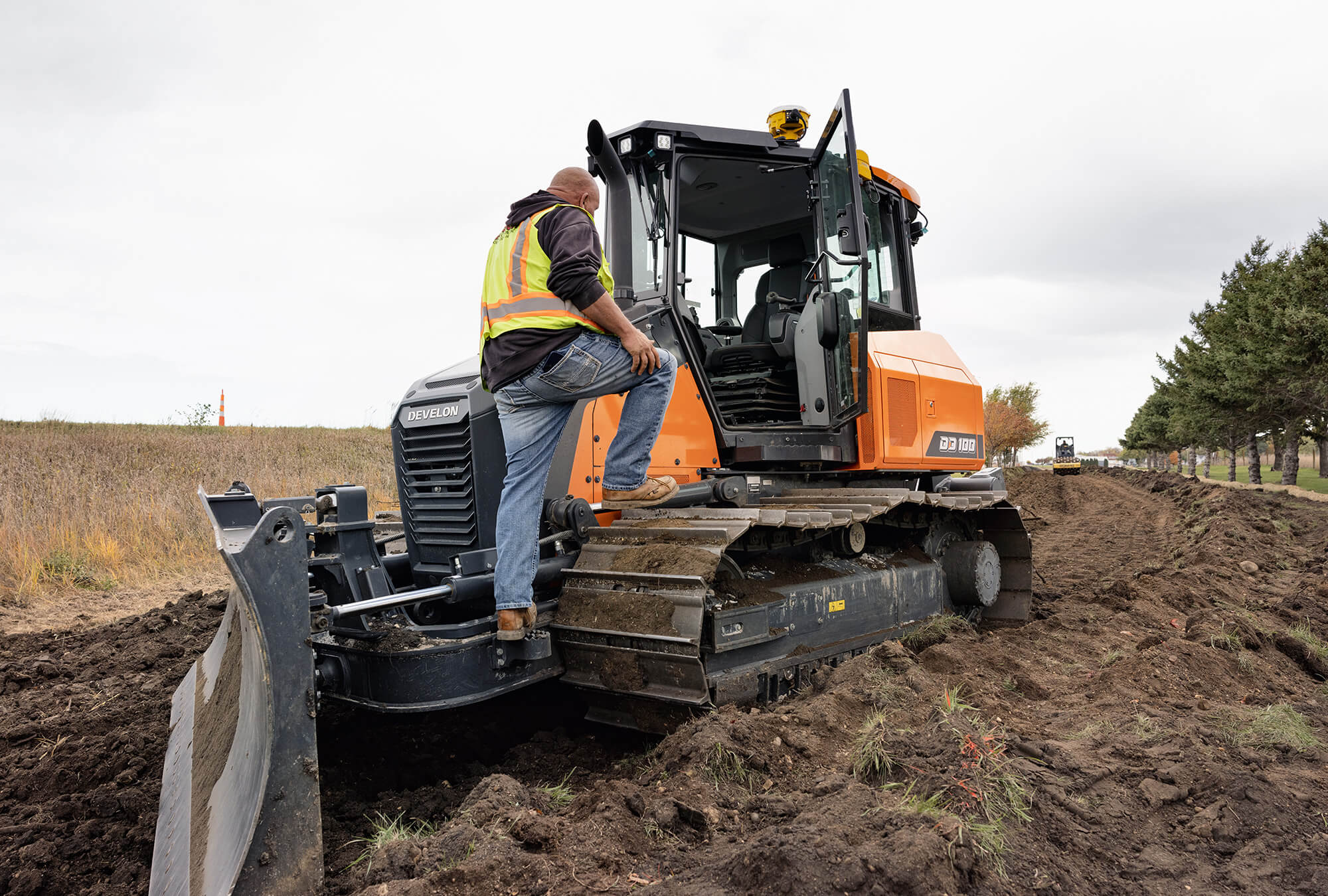 Develon è un costruttore che ha posto grande attenzione al comfort del DD100