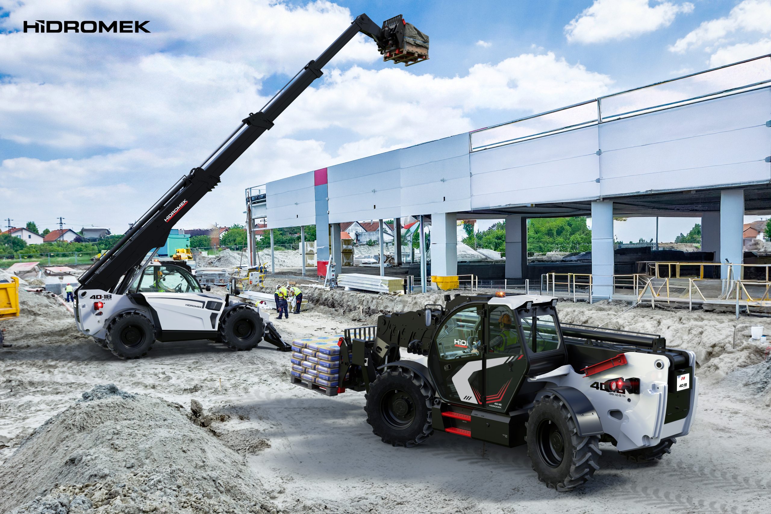HIDROMEK ha pensato il nuovo sollevatore telescopico per il mondo delle costruzioni