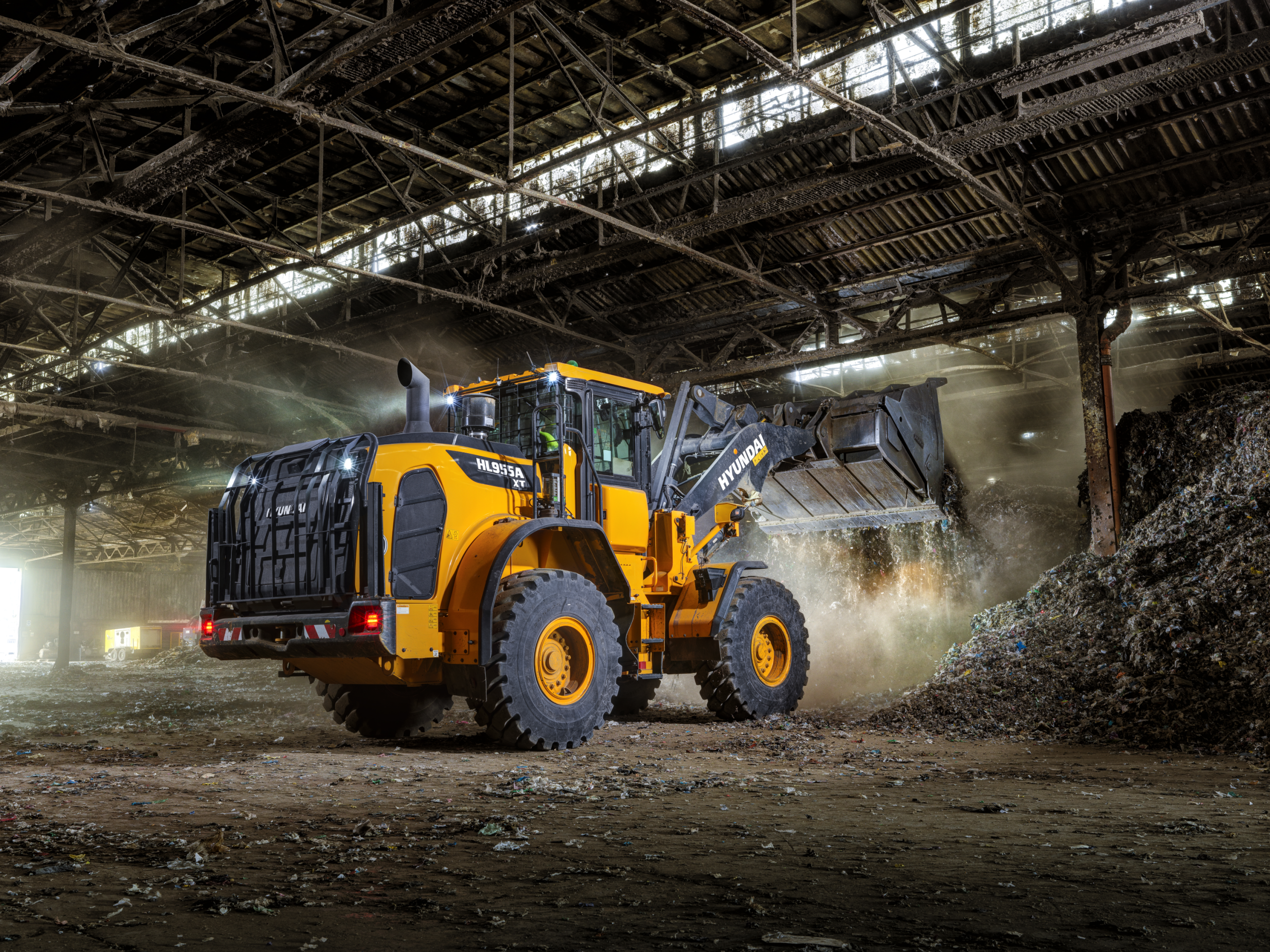 La pala gommata HL955A XT sarà presente a Samoter 2026