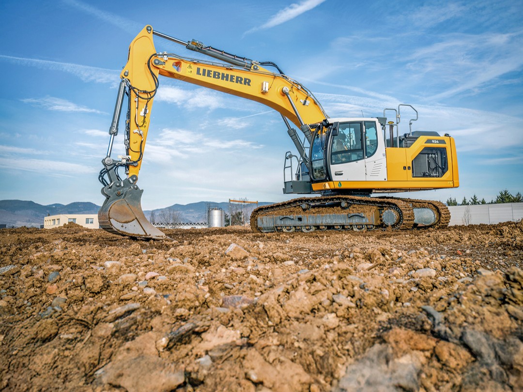 Leica Geosystems è presente con i suoi sistemi integrati sui Liebherr Serie 8 sia gommati che cingolati