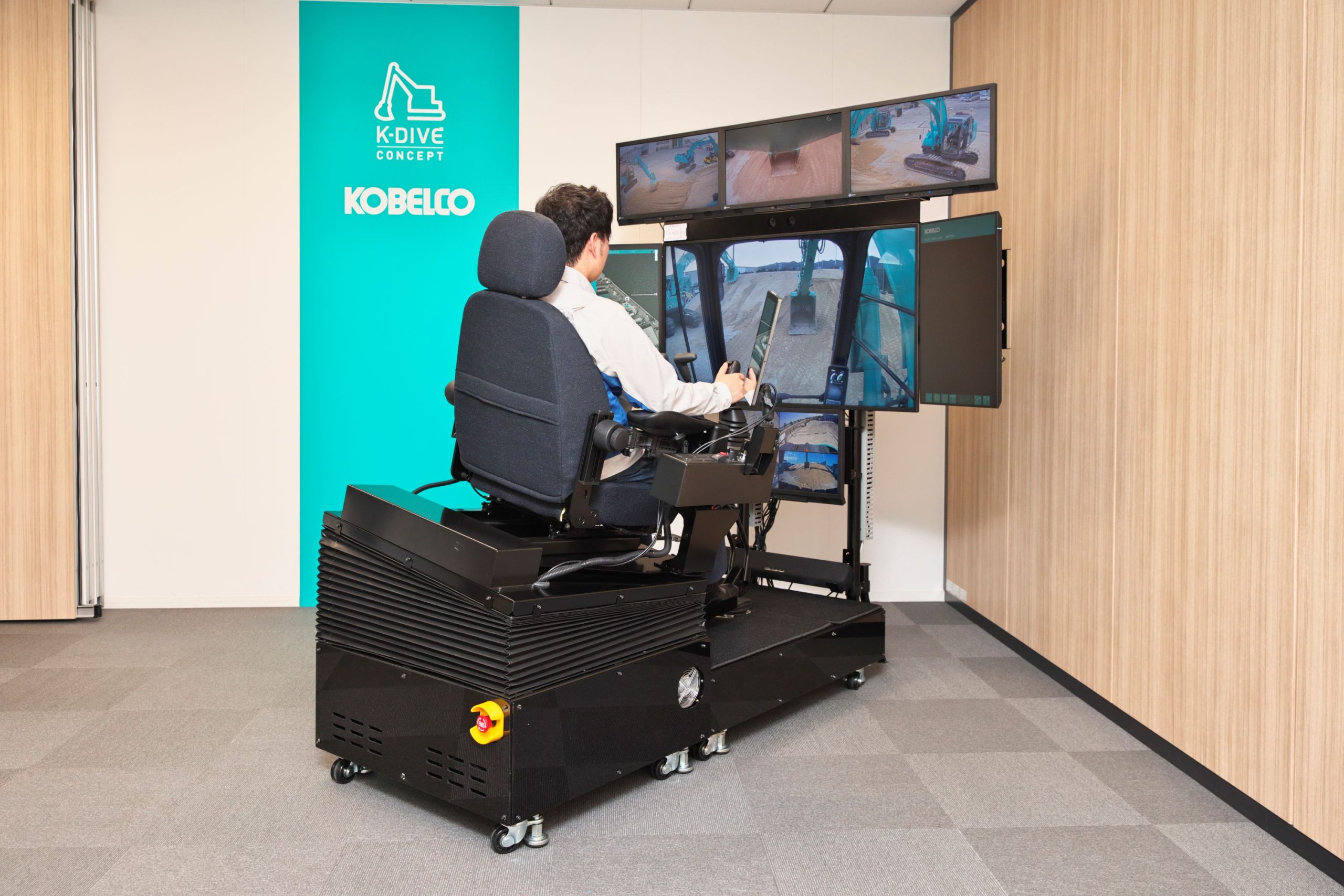 Kobelco propone la tecnologia K-Dive per lavorare a distanza in massima sicurezza