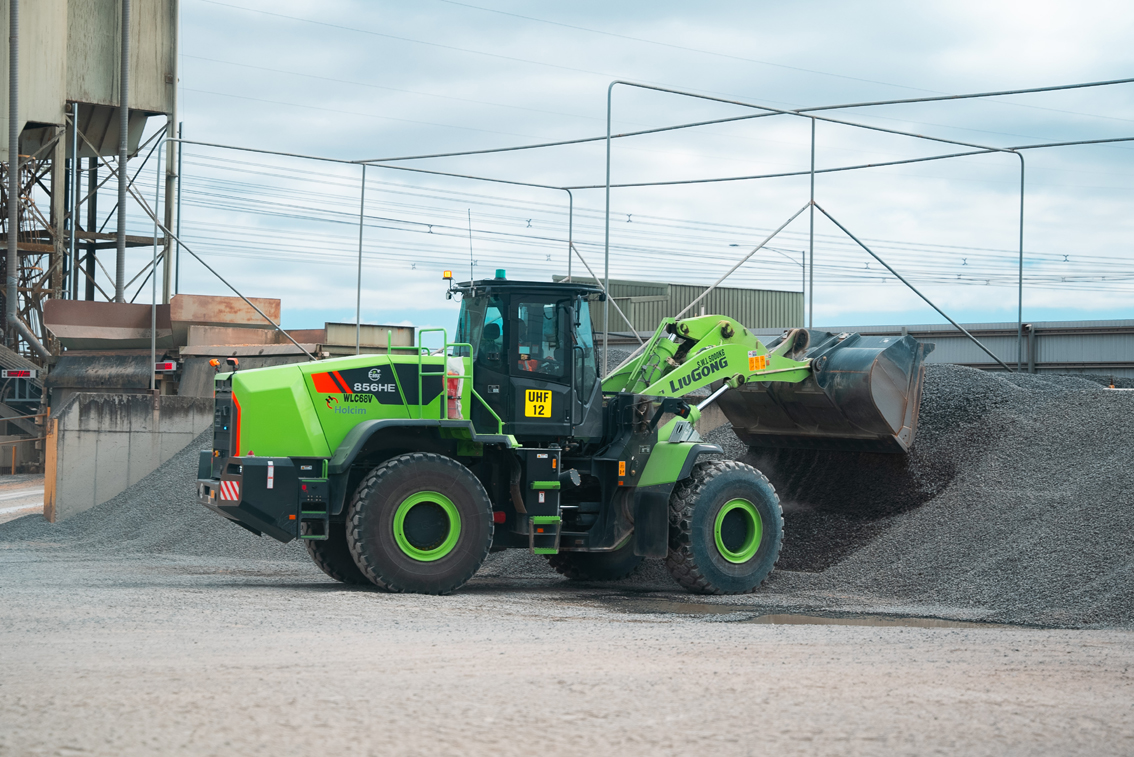 Holcim impiega le macchine LiuGong in tutti i suoi impianti distribuiti in tutto il mondo