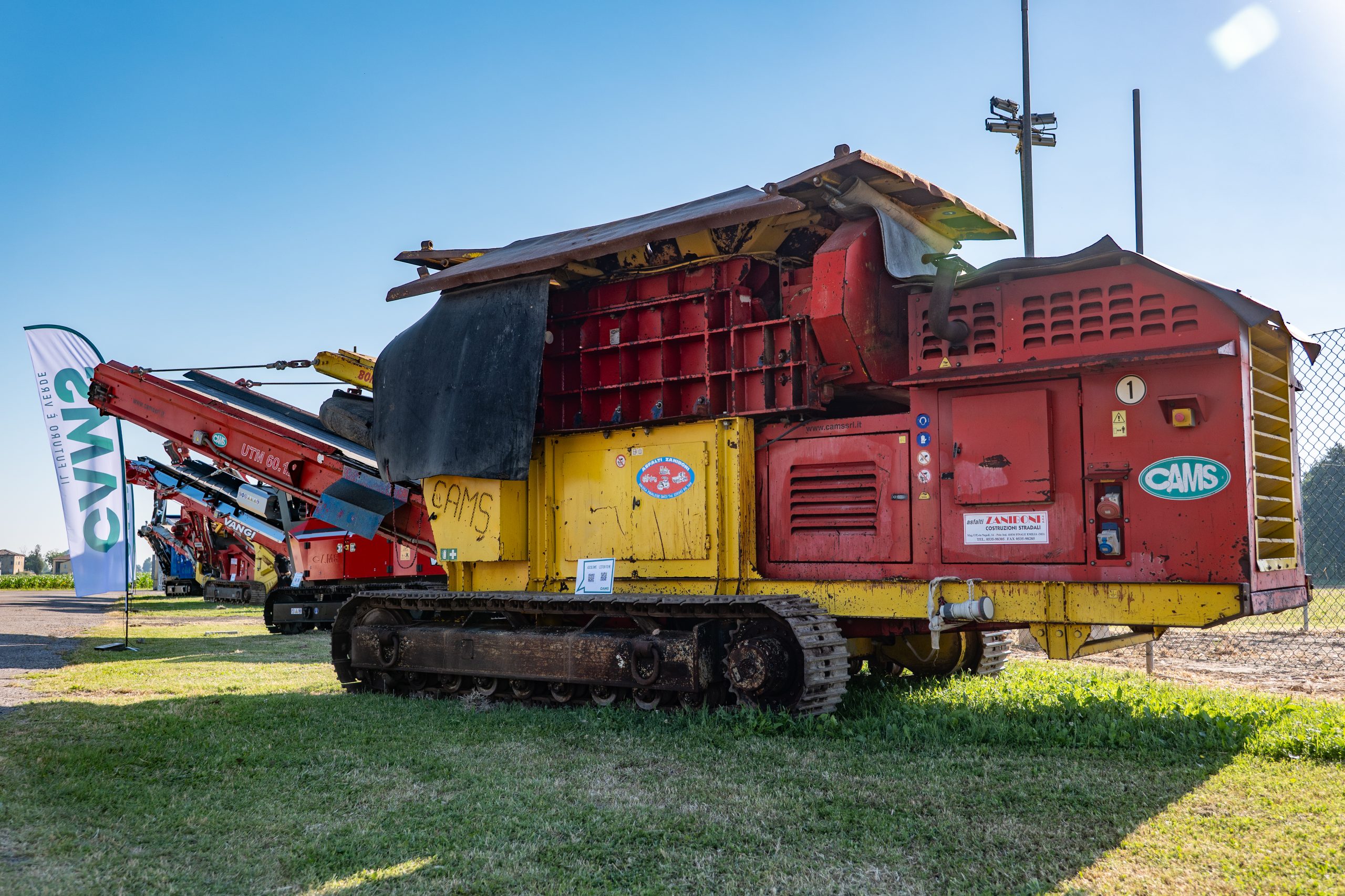 UTM 1200 vintage all'evento dei 25 anni dell'azienda.