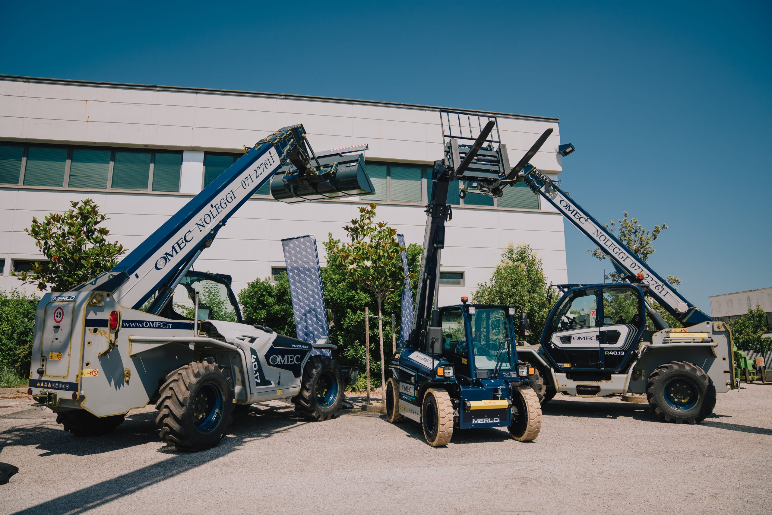 L'e-Worker ha un impianto idraulico load-sensing