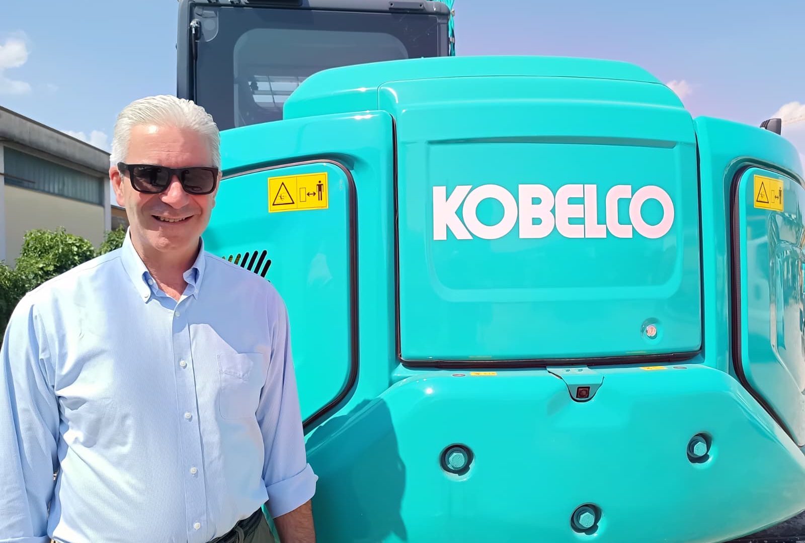 Kobelco e Sergio Bassan collaborano da dieci anni e Alberto Manfredi è il responsabile del progetto